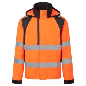 Portwest Wx2 Eco Hi Vis Rain Jacket