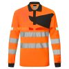 Portwest Pw2 Hi Vis Polo Shirt L/s