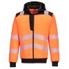 Portwest Pw3 Hi Vis Zippzáras Kapucnis Pulóver